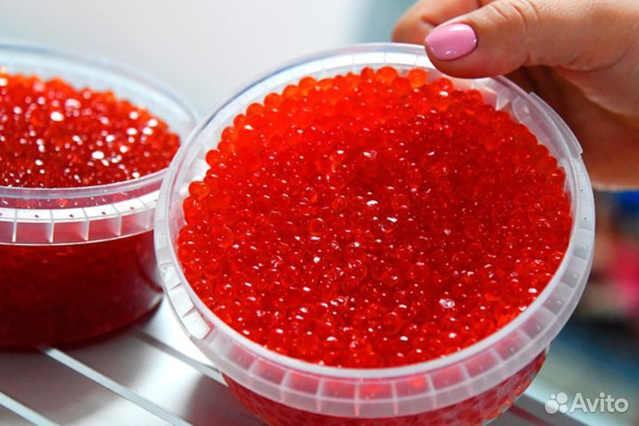 Красная икра кеты