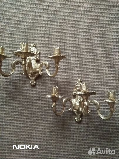 Бронзовый подсвечник