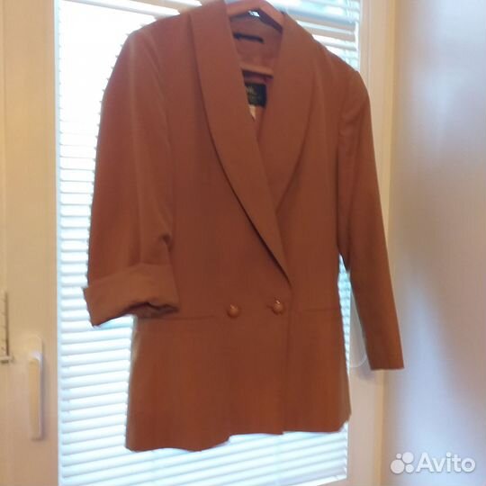 Жакет горчичного цвета женский