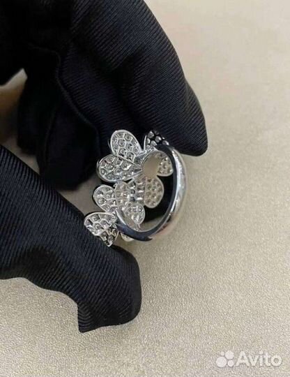 Золотое кольцоVan Cleef 14.1 гр 2.15 ct