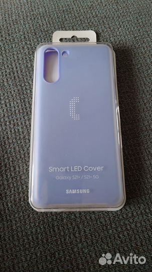 Чехол Samsung S21+ LED cover