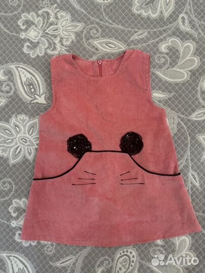 Детские вещи для девочки 86 92 пакетом