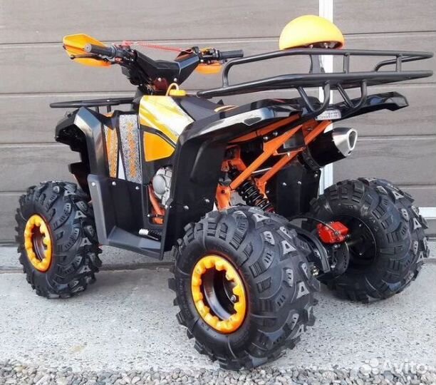 Квадроцикл Motoland Raptor 125 оранжевый