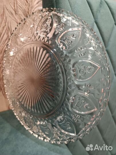 Блюдо Хрусталь