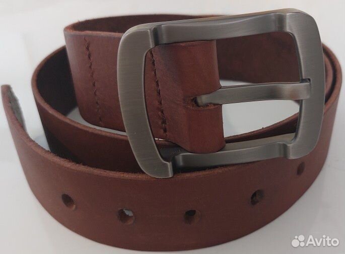 Кожаный ремень (ручная работа)