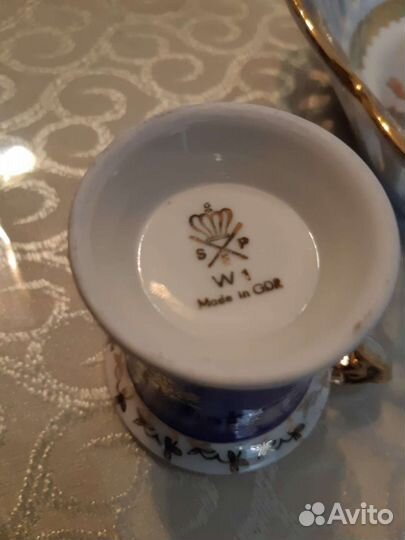 Сервиз чайный/кофейный чашки с тарелками Мадонна