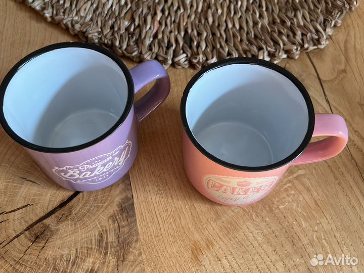Кружки в ассортименте разноцветные