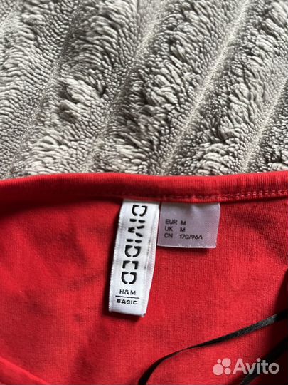 Лонгсливы укороченные h&m