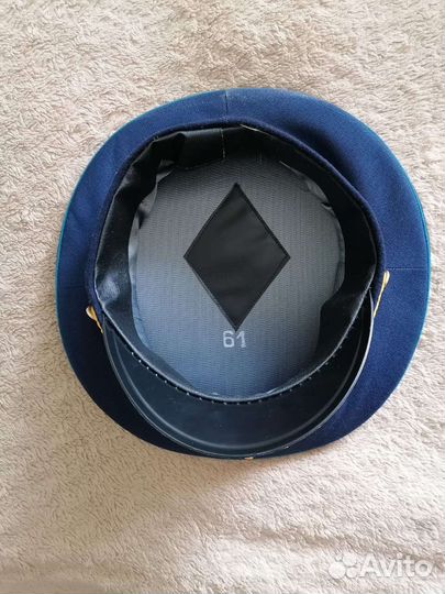 Фуражка синяя, размер 61