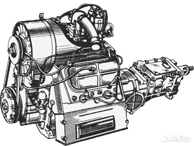 Схема Motor ZAZ 968a