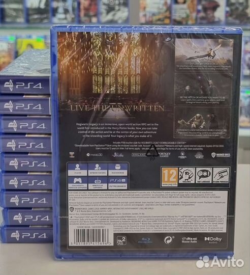 Hogwarts legacy ps4 диск новый русские субтитры