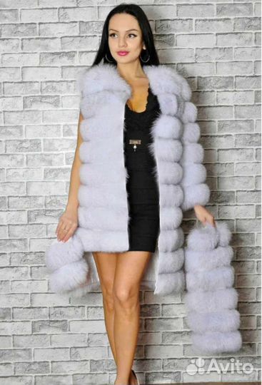 Шуба из песца трансформер