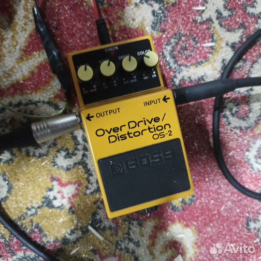 Гитарная педаль boss os2 distortion