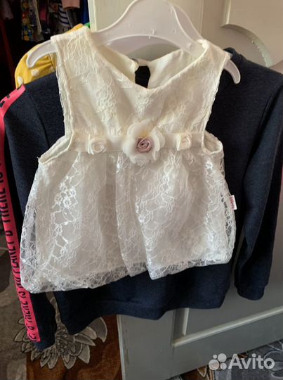 Платье для девочки 74 80