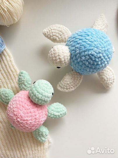 Вязаные игрушки ручной работы