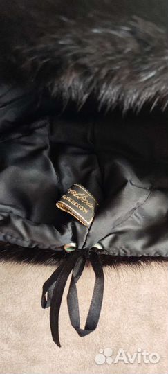 Шапка норковая женская черная