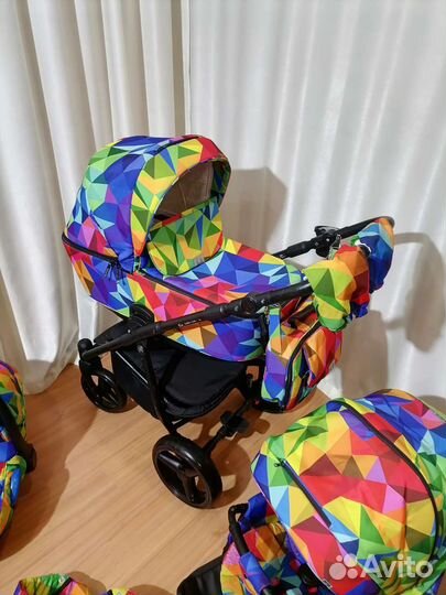 Коляска 3 в 1 Adamex Reggio