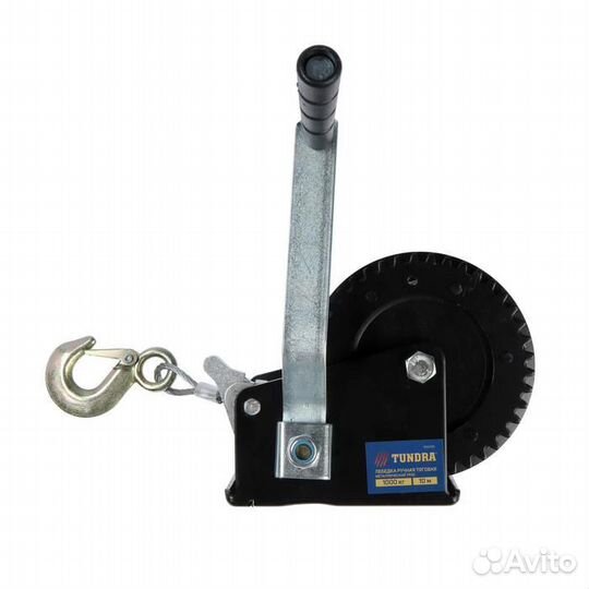 Лебедка ручная тундра шестер 1000кг; 59714