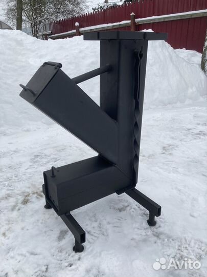 Печь для дома дачи Ракета