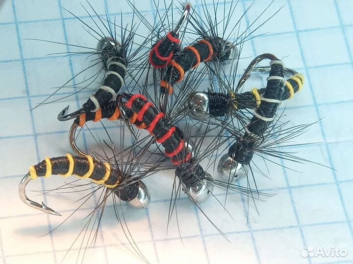 Мушки на Хариуса полосатые