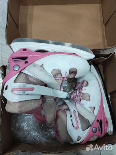 Коньки раздвижные размер 34-37 для девочки