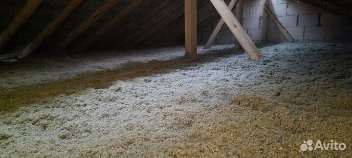 Утеплитель дома эковата