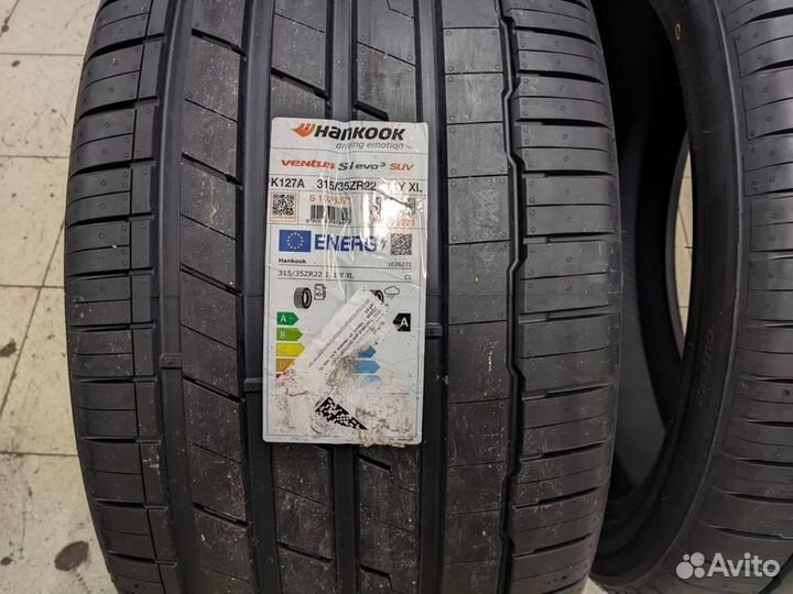 Hankook Ventus S1 Evo3 SUV K127A 275/40 R22 и 315/35 R22 Y