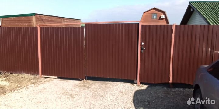 Ворота распашные бу 4*2