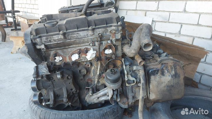 Мотор и коробка пежо 206 1.6