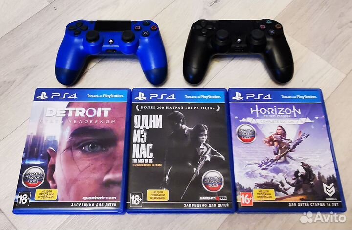 Sony PS4 Slim 1tb / 2 геймпада / 3 ревизия / игры