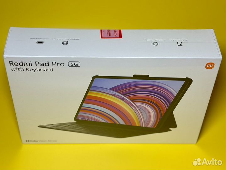 Планшет redmi Pad Pro 5g 8/256 с клавиатурой