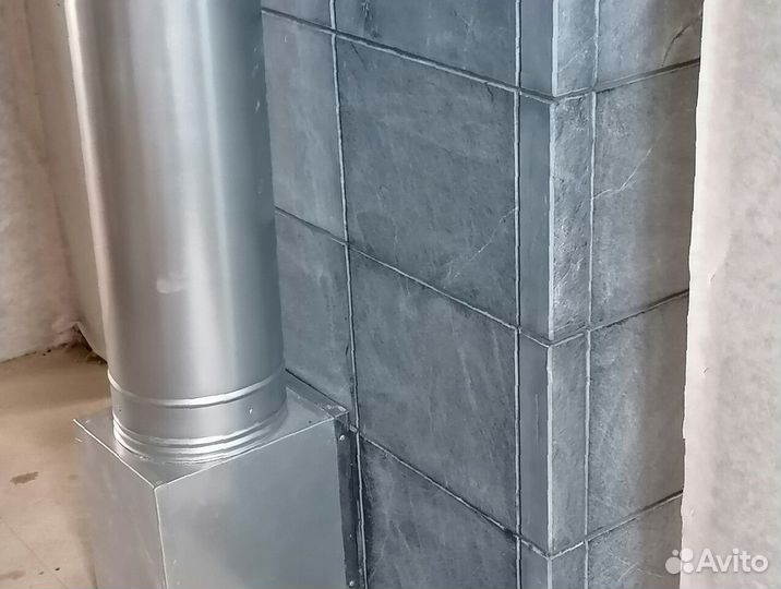 Печь камин теплонакопительная