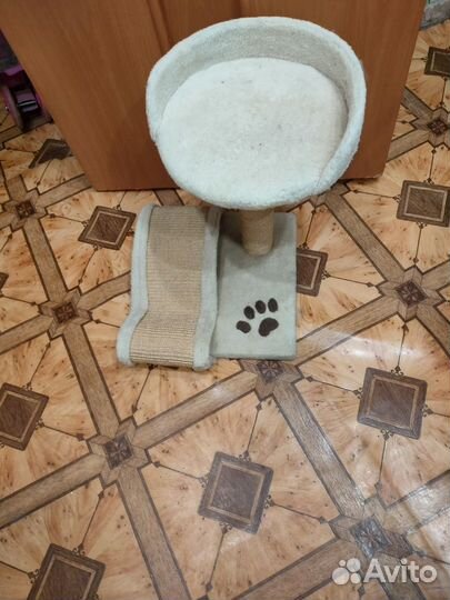 Лежанка с когтеточкой