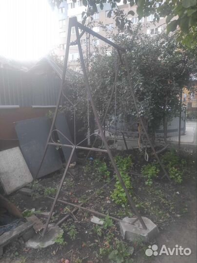 Садовые качели бу