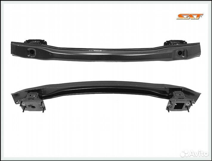 Усилитель заднего бампера mercedes C-class W204 2006 - 2014
