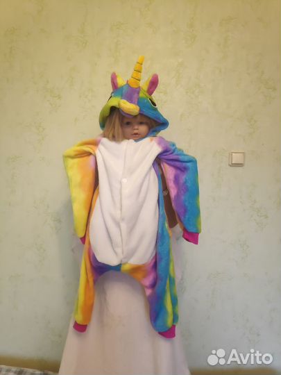 Карнавальный костюм для девочки Единорог р110