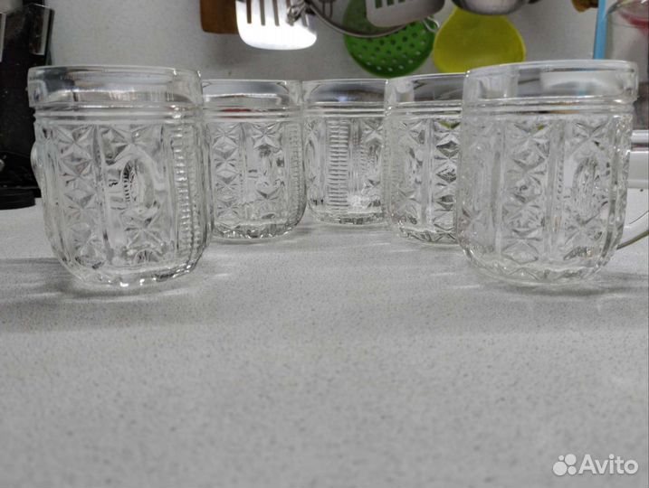 Кружки хрустальные СССР