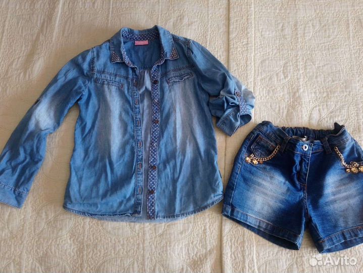 Джинсовая рубашка