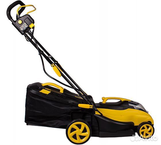 Газонокосилка аккумуляторная champion EMB400 4Ам