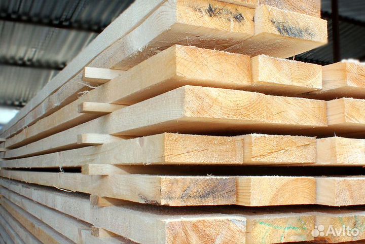 Доска обрезная естественной влажности