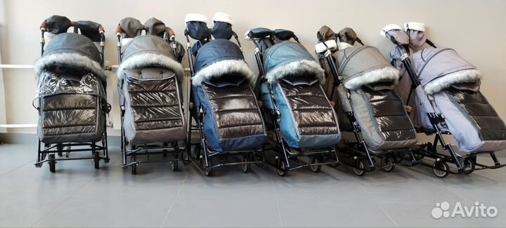 Детские санки коляска новые