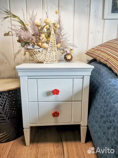 Мебельные ручки красные орхидеи