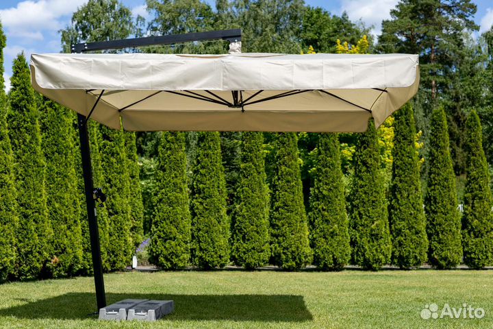 Зонт для кафе и ресторана на боковой опоре