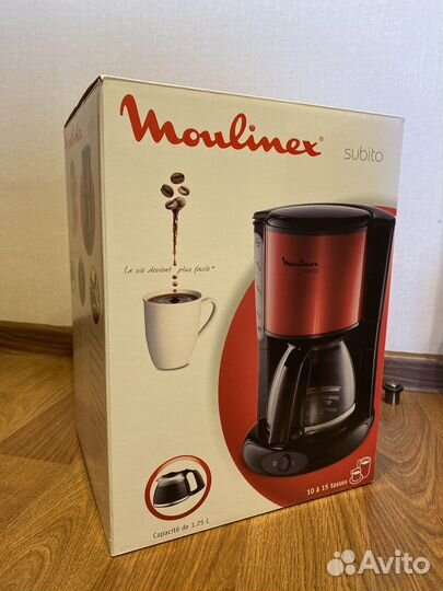 Новая кофеварка капельного типа Moulinex FG360D10