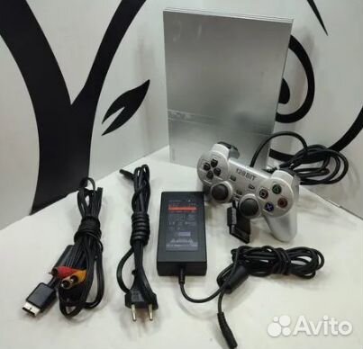 Sony PlayStation 2 Slim (scph-70008) Silver