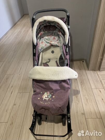 Санки коляска nika