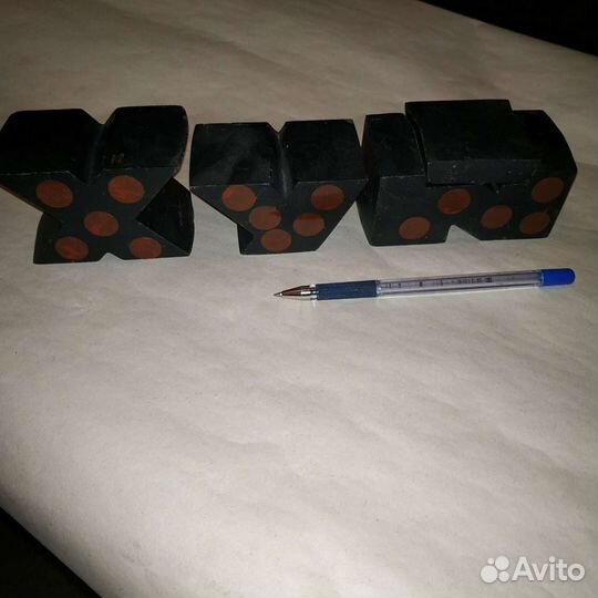 Металлические буквы, настольные