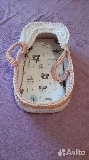 Люлька переноска для новорожденных - эксклюзив