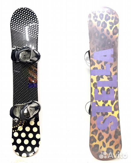 Сноуборд stella queen 144 см + крепления MID