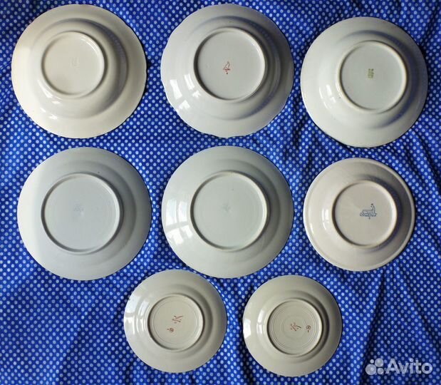 Подборка винтажных тарелок СССР старая Корея